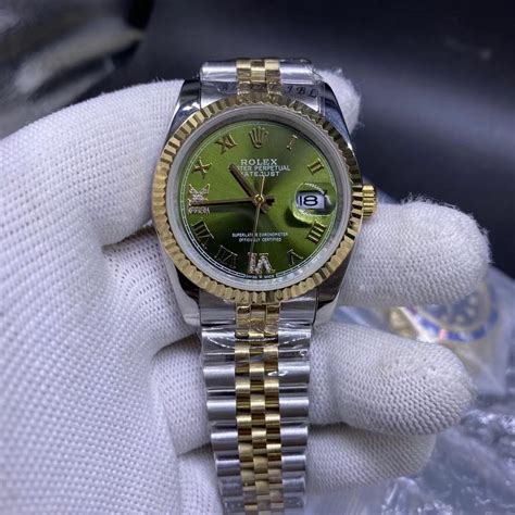 plain jane rolex green face|rolex green face dial.